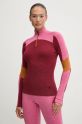 Smartwool longsleeve funkcyjny Planet friendly bordowy SW002833