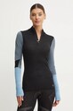 Smartwool longsleeve funcțional Intraknit Thermal Merino Base Layer Colorblock Planet friendly negru SW002837
