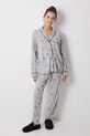 women'secret piżama bawełniana LA NUIT HARRY POTTER wzorzyste szary 3138582