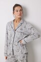 women'secret piżama bawełniana LA NUIT HARRY POTTER 3138582 szary AW24