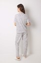 Βαμβακερές πιτζάμες women'secret Snoopy 3138584 γκρί