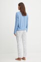 women'secret piżama bawełniana Momin 3138541 niebieski AW24