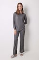 Πιτζάμα women'secret LIFEWEAR LA NUIT πλεκτό ύφασμα γκρί 4758219