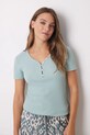 Піжамна футболка women'secret MIX AND MATCH BRUMMELL трикотаж зелений 3278413