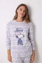 women'secret piżama Snoopy 3138572 beżowy AW24