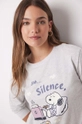 Дрехи Памучна пижама women'secret Snoopy 3138564 сив