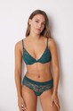 Oblečenie Brazílske nohavičky women'secret FEMININE TRENDY 4218733 zelená