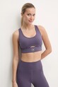 adidas by Stella McCartney biustonosz sportowy TrueStrenght bez fiszbinów fioletowy IW6374