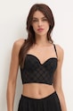 Emporio Armani Underwear sutien cu balene negru 164871.4F205