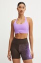 Športová podprsenka Reebok LUX Collection bez kostíc fialová 100205596