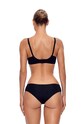 Ruházat GOD SAVE QUEENS brazil bugyi SECOND SKIN BRIEF GSQ.138.127 fekete