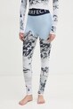 Perfect Moment legginsy funkcyjne Perfect Jacquard sporty zimowe niebieski W3001115.2241