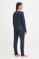 Bavlněné pyžamo Fila FPW4189 námořnická modř AW25