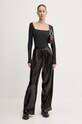 Body Abercrombie & Fitch KI139.4632.900 čierna AW24