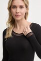 Chantelle longsleeve din lână FEMILET negru FN1584