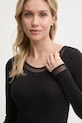 Chantelle longsleeve din lână FEMILET negru FN1584