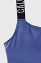 Fete Calvin Klein Jeans costum de baie dintr-o bucată pentru copii KY0KY00089C86.9BYH albastru
