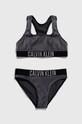 Детский раздельный купальник Calvin Klein Jeans мягкая чёрный KY0KY00088BEH.9BYH