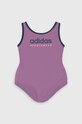 adidas Performance costum de baie dintr-o bucată pentru copii SPW UBSUITIDS moale violet IT2717