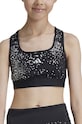 Dziewczynka adidas biustonosz sportowy dziecięcy JG PWR GL BRA IW3281 czarny