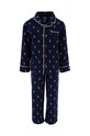 Детская хлопковая пижама Polo Ralph Lauren комплект тёмно-синий 3P0150