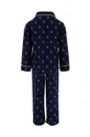 Детская хлопковая пижама Polo Ralph Lauren 3P0150 тёмно-синий AW24