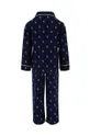 Polo Ralph Lauren pijamale de bumbac pentru copii 3P0150 bleumarin AW24