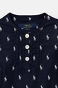 Девочка Детская хлопковая ночная рубашка Polo Ralph Lauren 3P0197 тёмно-синий