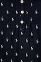 Dziewczynka Polo Ralph Lauren koszula nocna bawełniana dziecięca 4P0197 granatowy