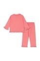 Konges Sløjd pijamale de bumbac pentru copii PIO FRILL SET GOTS KS102059 roz AW24