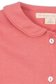 Fete Konges Sløjd pijamale de bumbac pentru copii PIO FRILL SET GOTS KS102059 roz