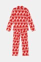 United Colors of Benetton piżama bawełniana dziecięca 3MR70P072.G.Seasonal różowy AW24
