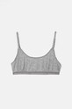 Detská podprsenka United Colors of Benetton 2-pak 3MC10R1IN.G.Seaso.9BYH sivá AW24