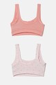 United Colors of Benetton biustonosz dziecięcy 2-pack 3K0A0R005.G.Seasonal różowy AW24