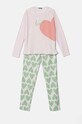 United Colors of Benetton pijamale de bumbac pentru copii set roz 3VD00P06Z.G.Seasonal