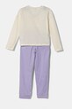 United Colors of Benetton pijamale de bumbac pentru copii 3VD00P07K.G.Seasonal bej AW24