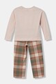 United Colors of Benetton pijamale de bumbac pentru copii 34NB0P07L.G.Seasonal bej AW24