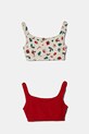 Бюстгальтер United Colors of Benetton 2-pack м'яка червоний 3LFC0R006.G.Seasonal