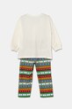 United Colors of Benetton pijamale de bumbac pentru copii 37MW0P07R.G.Seasonal bej AW24