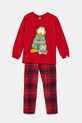 United Colors of Benetton piżama bawełniana dziecięca wzorzyste czerwony 37MW0P07R.G.Seasonal