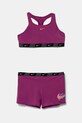 Dvoudílné dětské plavky Nike Kids měkké fialová NESSE727