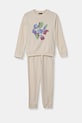 Fila set de pijama de bumbac pentru copii set bej FPW1441