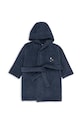 Pamučni kućni ogrtač za bebe Konges Sløjd TERRY BATHROBE GOTS print mornarsko plava KS101706