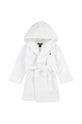 Polo Ralph Lauren szlafrok bawełniany dziecięcy biały 8P0188