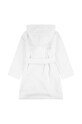 Pamučni kućni ogrtač za bebe Polo Ralph Lauren 9P0188 bijela AW24