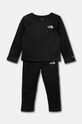 The North Face komplet bielizny funkcyjnej dziecięcy DOTKNIT THERMAL SET sporty zimowe czarny NF0A88VTJK31