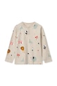 Detské bavlnené pyžamo Liewood Wilhelm Printed Pyjamas Set LW19854 béžová SS25
