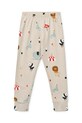 Chłopiec Liewood piżama bawełniana dziecięca Wilhelm Printed Pyjamas Set LW19854 beżowy