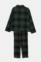 Детская хлопковая пижама United Colors of Benetton 43UL0P007.G.Seasonal зелёный AW24