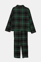Дитяча бавовняна піжама United Colors of Benetton 43UL0P007.G.Seasonal зелений AW24